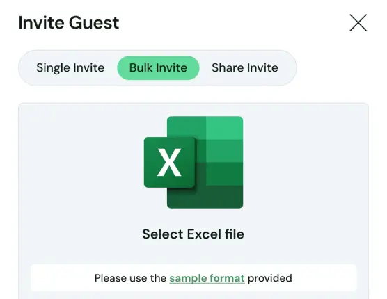 Bulk Guest Invite